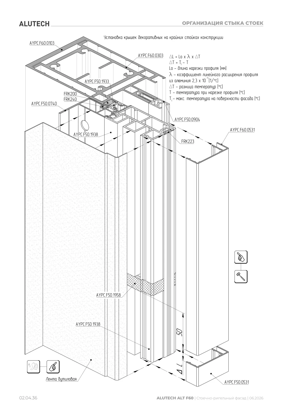 Технический каталог ALT F60 SG — страница 02.04.36