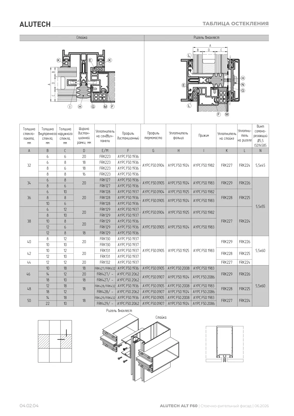Технический каталог ALT F60 SG — страница 04.02.4