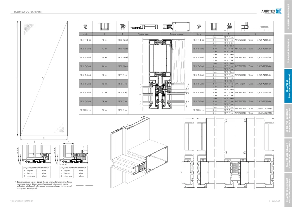 Система элементного фасада ALT EF65 — страница 02.01.4