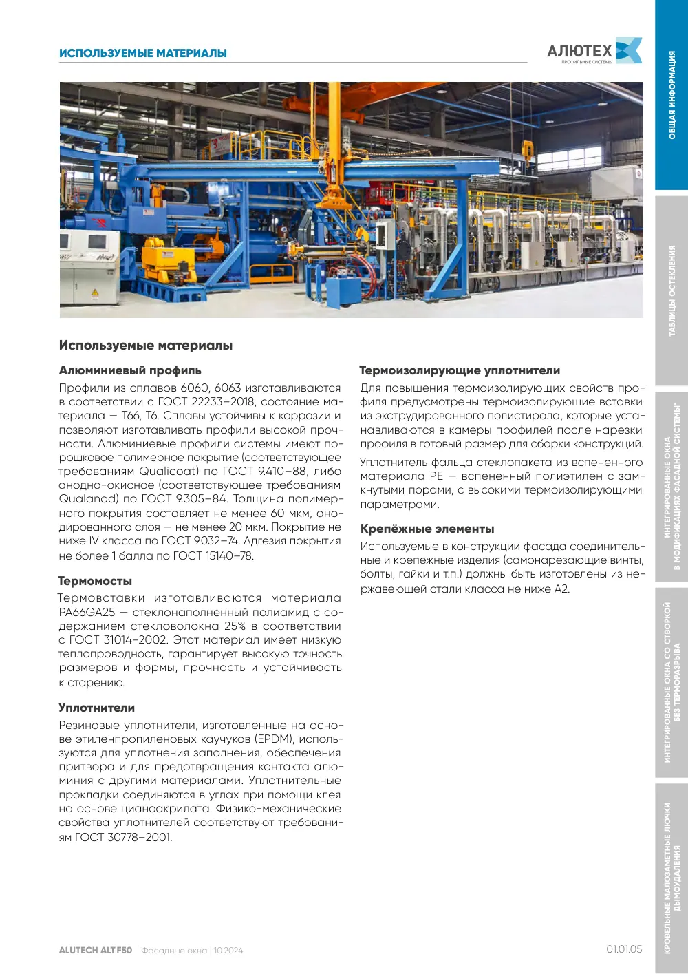 Фасадные окна ALT F50FW — страница 01.01.5