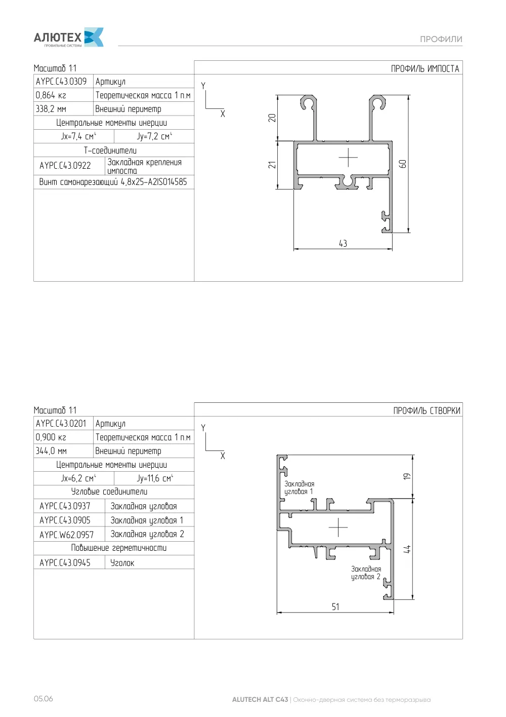 Технический каталог ALT C43 — страница 05.6