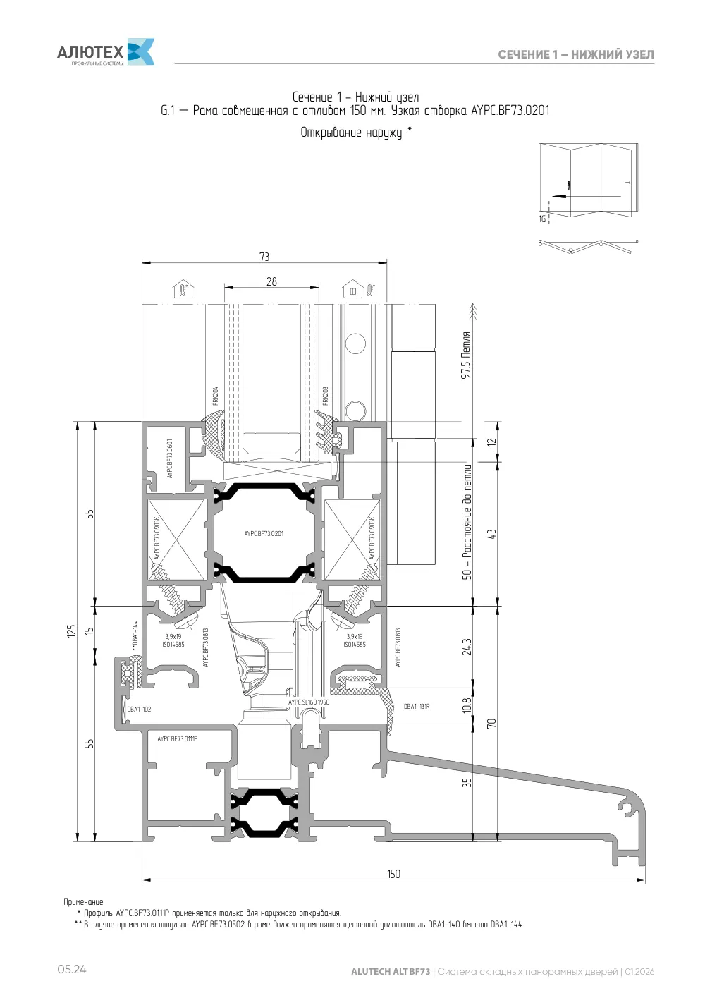 Технический каталог ALT BF73 — страница 05.24
