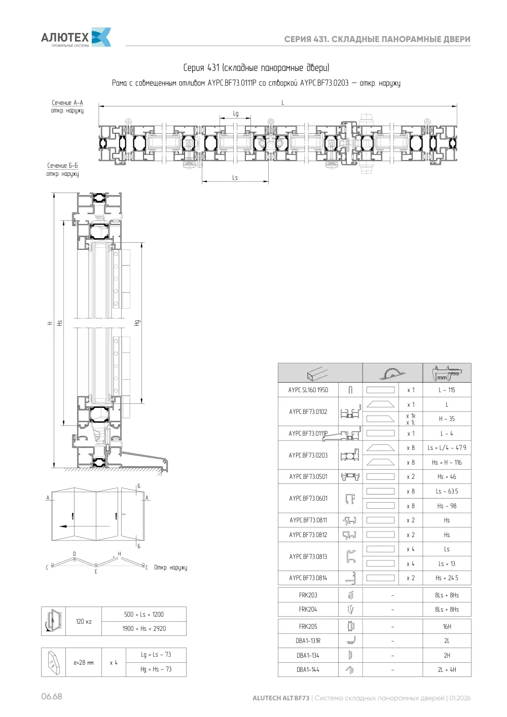 Технический каталог ALT BF73 — страница 06.68
