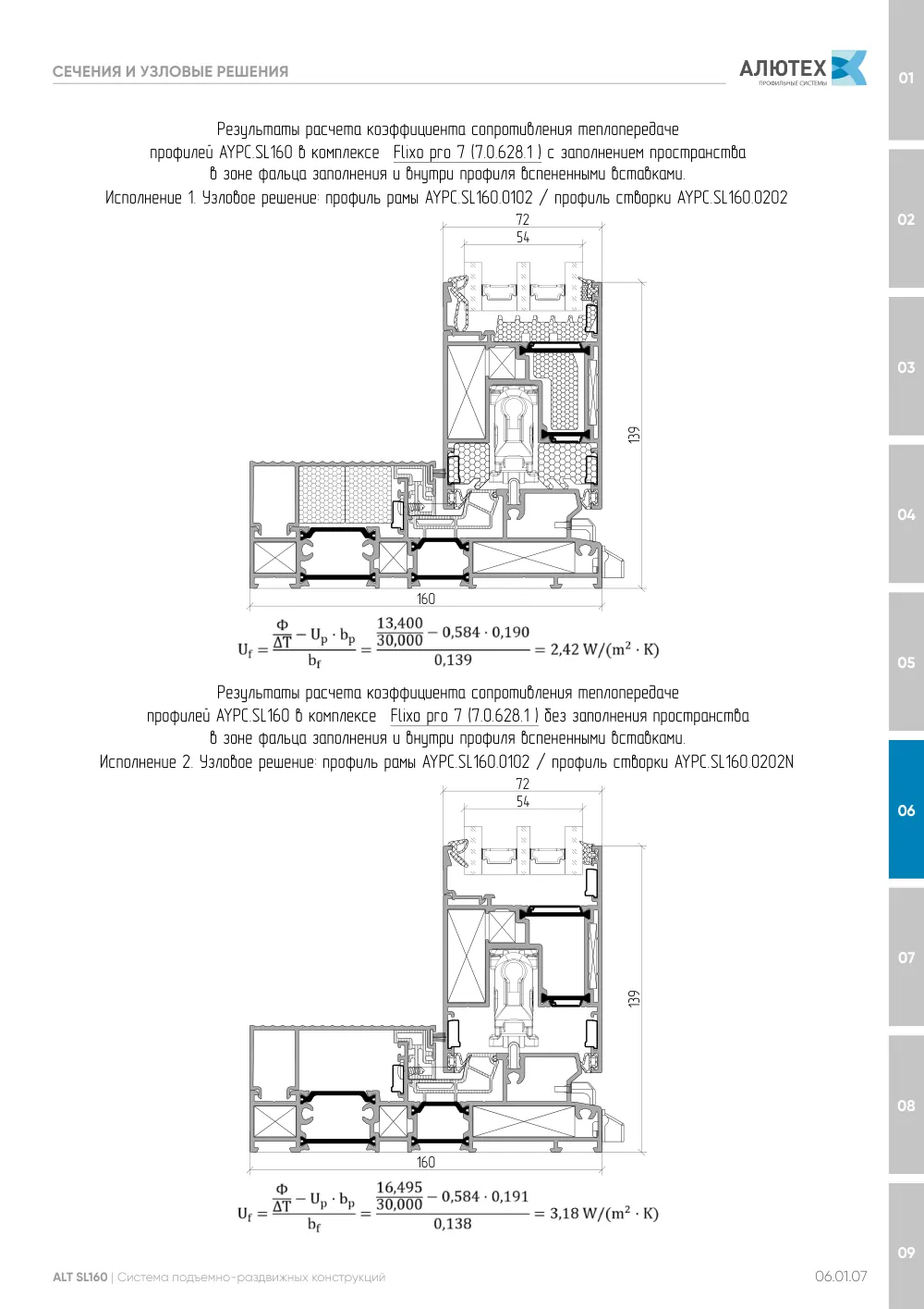 NEW! Технический каталог ALT SL160 — страница 06.01.7
