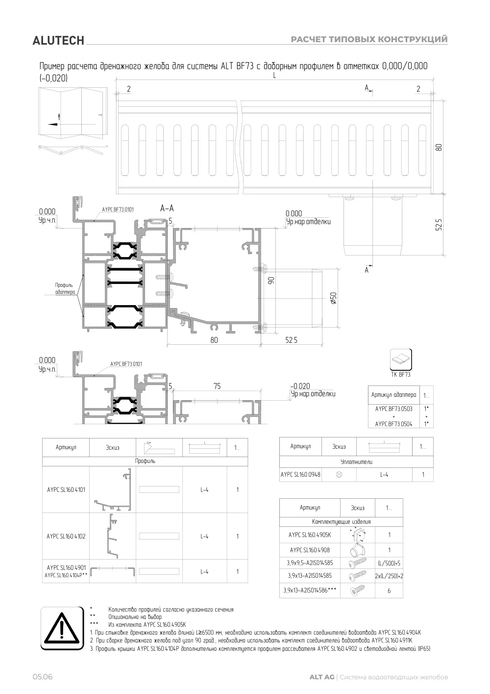 Технический каталог ALT AG — страница 05.6