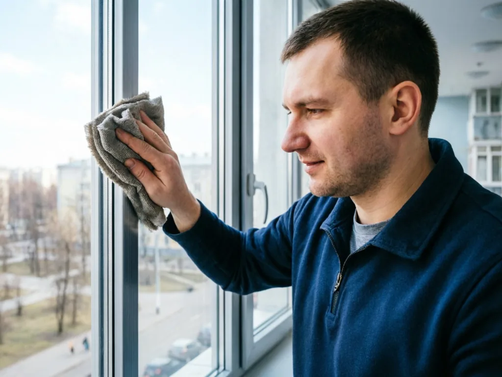 Уход за алюминиевыми окнами АЛЮТЕХ в Санкт-Петербурге